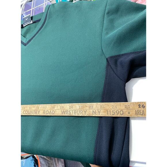 Nike Golf Shirt Mens XL Green Long Sleeve Dri Fit Pullover Sweater - Picture 4 of 10